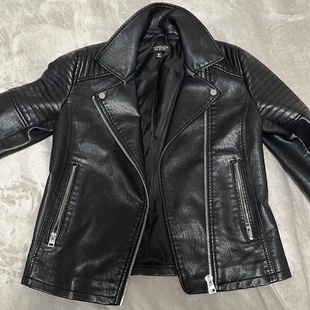 TopShop Faux Leather Jacket